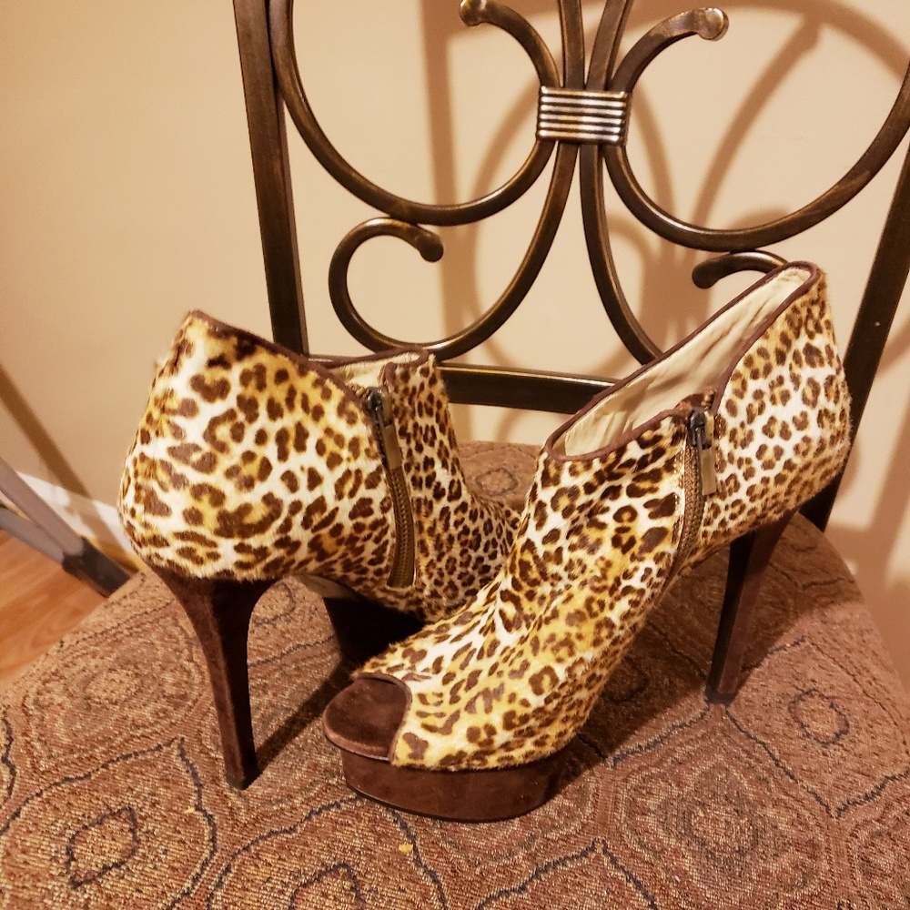 Leopard Heels